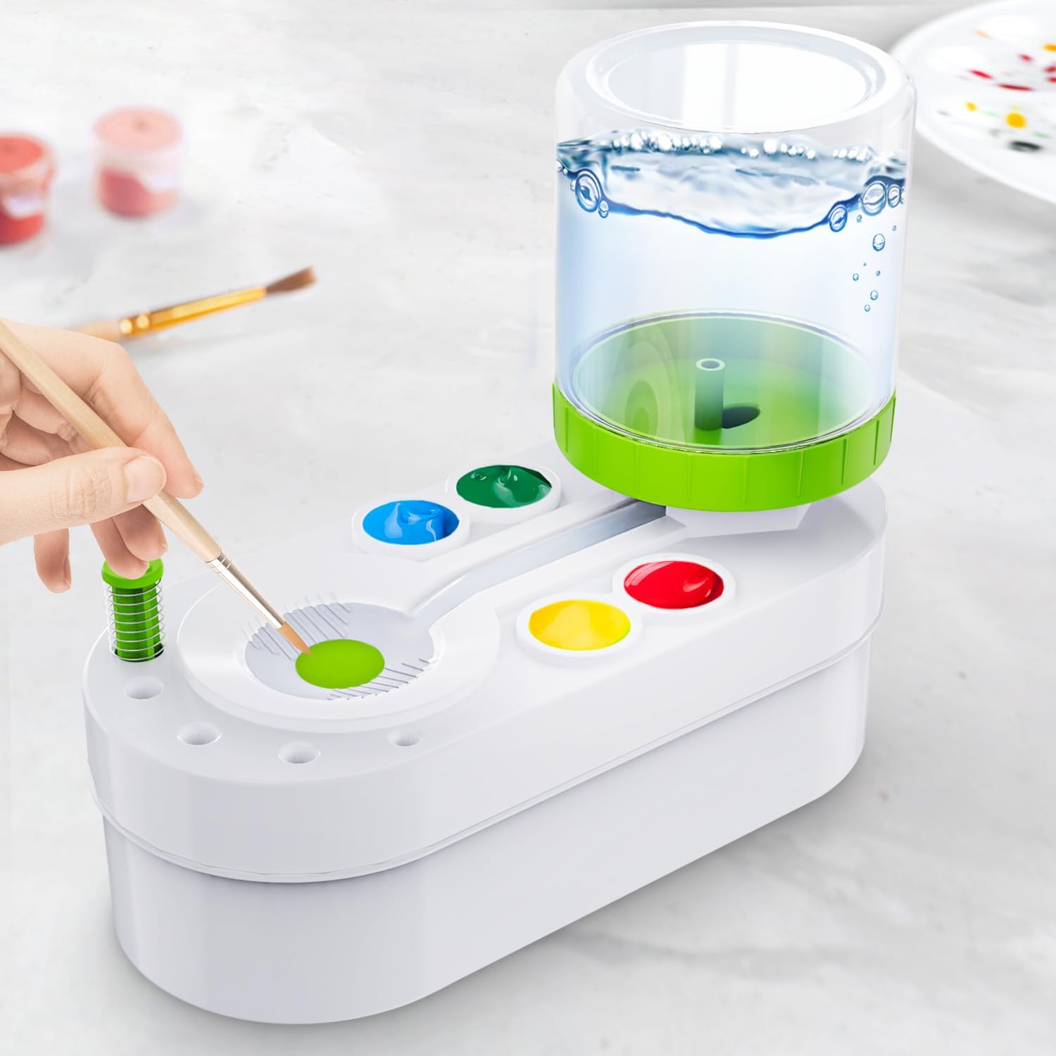 Silicone Art Mat with Cup, Painting Mat for Crafts Resin Casting
