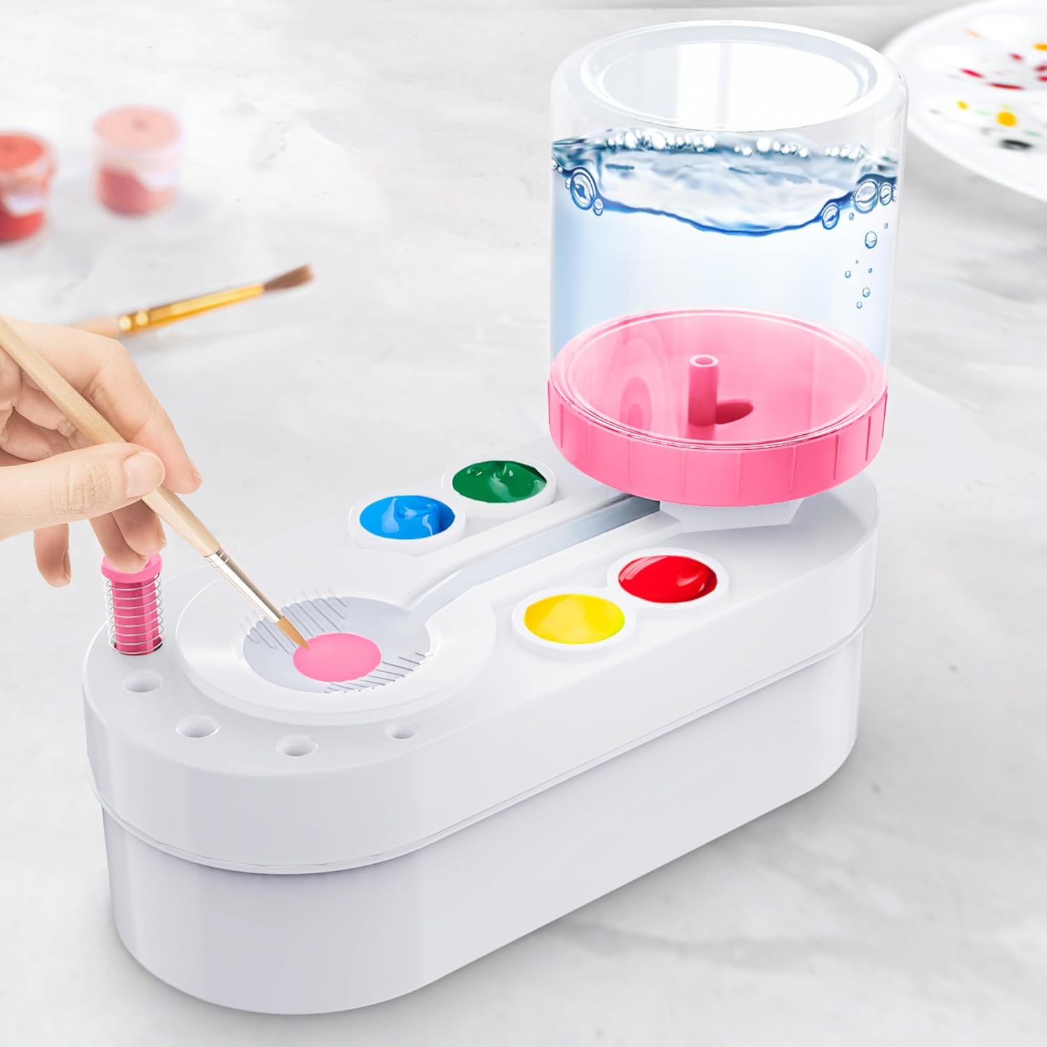 Silicone Art Mat with Cup, Painting Mat for Crafts Resin Casting